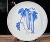 青花釉里红丝瓜盘 商品缩略图0
