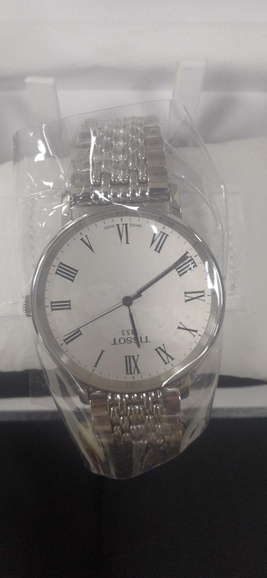 HCT1094101103300X  天梭TISSOT  魅时系列钢带男士石英表【没电】 商品图4