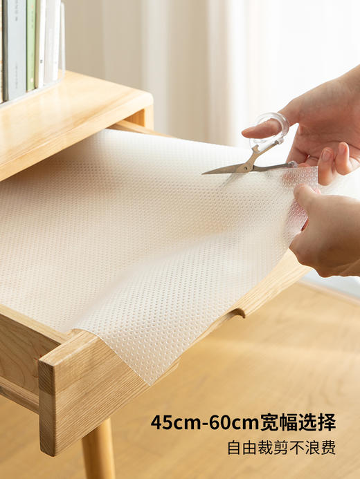 日本霜山厨房抽屉垫纸橱柜防潮垫透明无背胶防尘垫防水防油防滑垫 商品图2