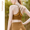 【特卖不退换】FC12152凡圣瑜伽网纱叠穿美背运动内衣裸感透气弹力软糯健身文胸 商品缩略图4