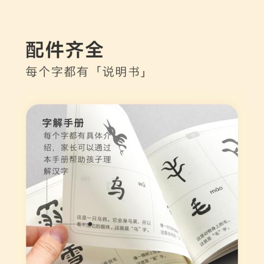 【学而思严选】弥鹿小象汉字 宝宝的第一套识字卡PY 商品图4