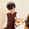 mettekids儿童纯羊绒衫2022春秋新款童装卡通套头毛衣背心针织衫 商品缩略图1
