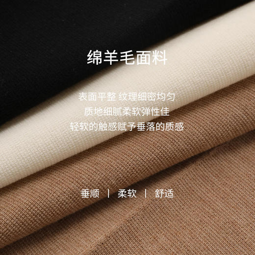 玳莎V领毛衫背心女初秋纯色宽松显瘦外穿无袖套头马甲上衣 CC33001 商品图3