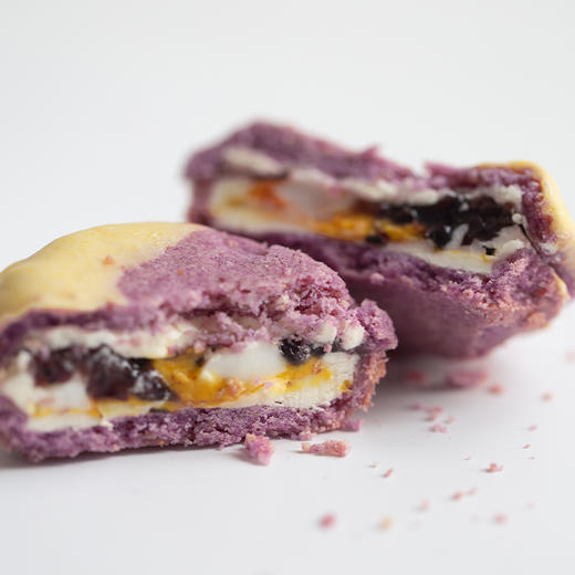 「处女座」紫米椰芒味｜冷冻经典版曲奇烧（4枚/盒） 商品图6