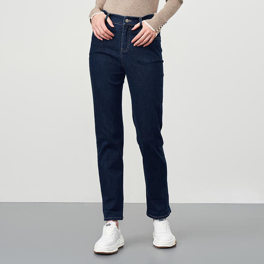 EITIE爱特爱秋冬新款女裤时尚休闲女装高腰裤子6705414 商品图1