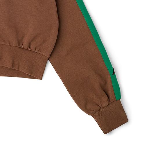 Kappa开身帽衫2022新款女短款运动卫衣休闲撞色外套K0C62MK04 商品图4