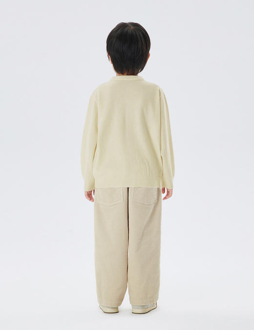 江南布衣童  22年秋款   宽松长袖套头羊绒衫  1M9311600 商品图4