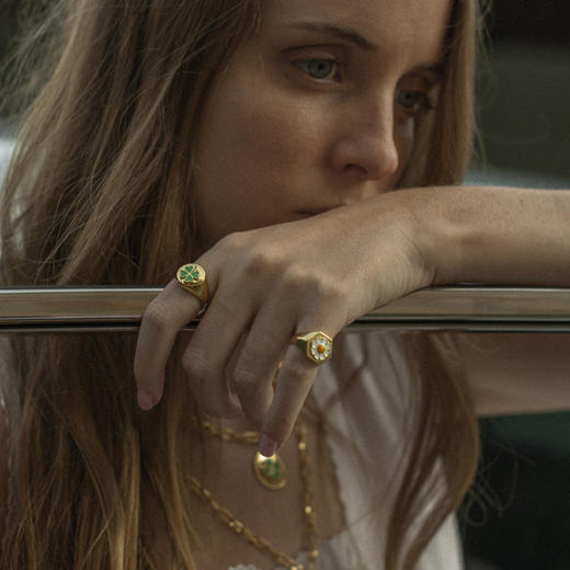 北京仓丨Wilhelmina Garcia-四叶草 戒指［西班牙设计师］ 商品图0