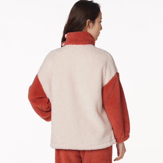 都市丽人舒适外出女士长毛绒套装长毛绒厚家居服长袖睡衣LH29B3 商品图2