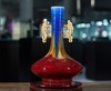 窑变花釉双耳长颈瓶 商品缩略图0