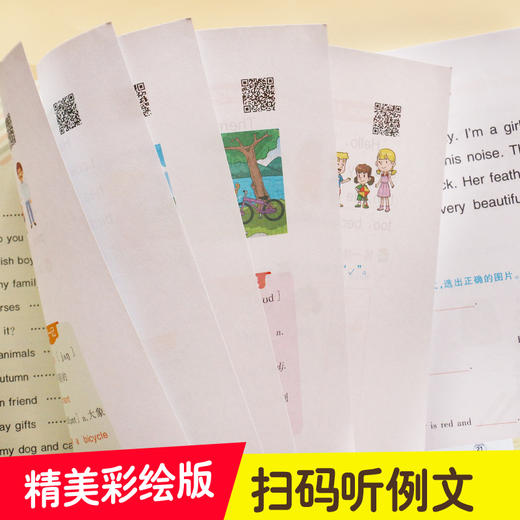 (仓发) 乐学熊 小学英语 阅读理解 一年级上下册通用 小学课外阅读小学生英语阅读专项训练 英语看图写话默写/开明出版社/钱赛湖/9787513158138 商品图3