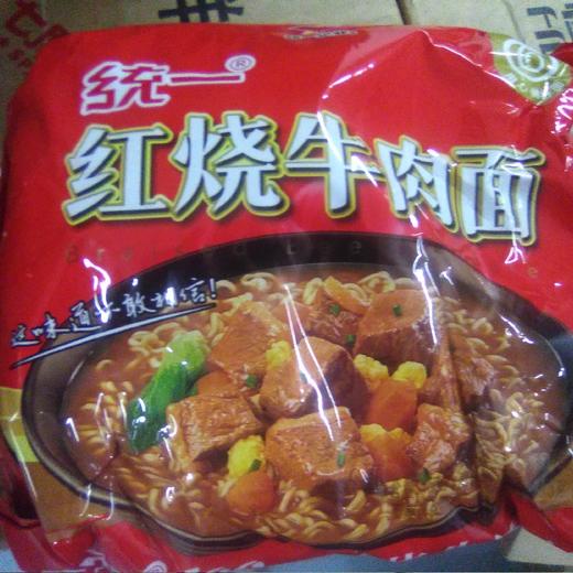 统一方便面袋面100g 红烧牛肉面 商品图0