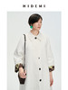 HIDEMI 白色极简设计感印花翻袖廓形风衣 商品缩略图5