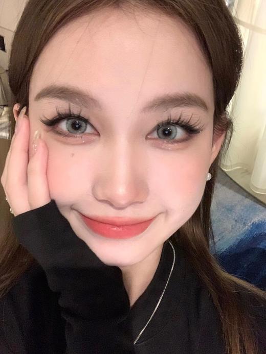 con4u 日抛 蓝盐喔喔wowo 直径14.5mm着色14.0mm 商品图1