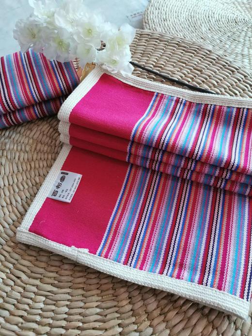 【武汉-新洲】百布堂养生棉凉席枕巾50*80*2cm多色系 商品图3