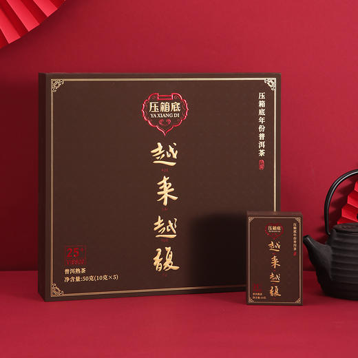 压箱底年份普洱茶 越来越好/越来越馥 25+年 V18800 生茶/熟茶 5泡装 商品图2