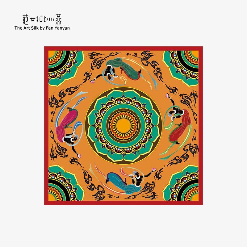 飞天莲花藻井（小）