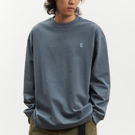 吃茶去chichaqu 重磅刺绣葫芦长袖基础T恤