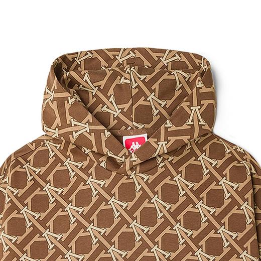 卡帕（Kappa） Kappa卡帕套头帽衫2022新款女满印运动卫衣休闲长袖外套K0C62MT01 商品图2