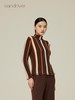 自带领竖撞色羊绒上衣 SJF94W363A 商品缩略图2