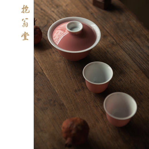 抱翁堂--桃花片盖碗思婷壶 商品图0