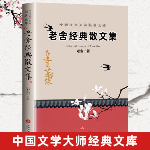 中国文学大师经典文库—老舍经典散文集+朱自清经典散文集+沈从文经典散文集+叶圣陶经典散文集 商品图3