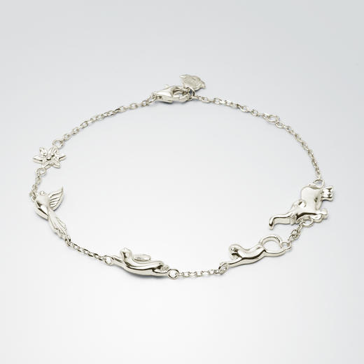 布达拉宫银制和睦四瑞手链 商品图1