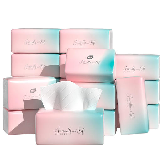 植护30大包抽纸整箱批发卫生纸巾家用餐巾纸婴儿柔面巾纸擦手面巾纸抽 商品图0