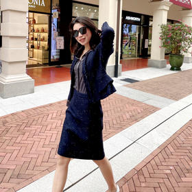 颈袖添香-套裙-“大女主”的小香风套裙 优雅永不过时 秋冬款 气质独立 女人味 时髦复古 7401616