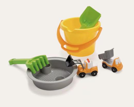 丹麦dantoy正版高端玩绿色小院种植套装玩具+经典烘焙组合-12pcs+汽车沙滩玩具6件套装无毒环玩具 商品图2