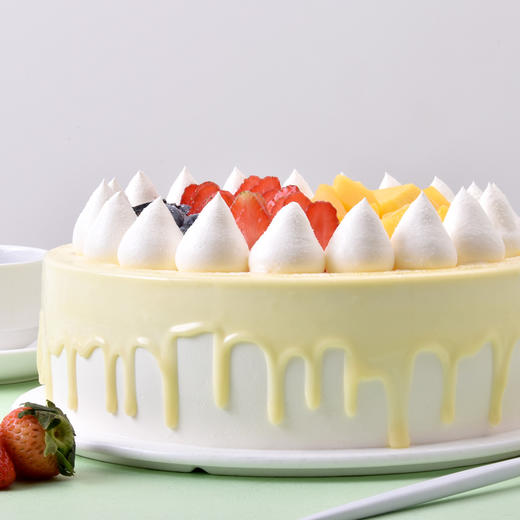 芒芒雪心冰淇淋蛋糕-2磅218元 可换口味（香草味/香芋味）需提前5小时预约 商品图2