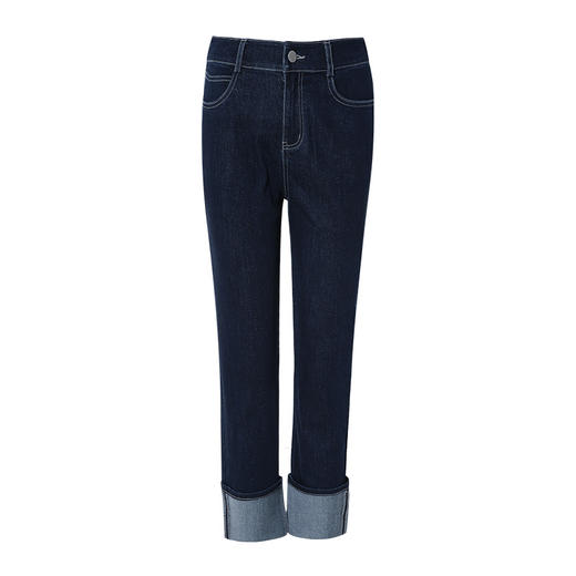 EITIE爱特爱秋冬新款女裤时尚休闲女装高腰裤子6705414 商品图5