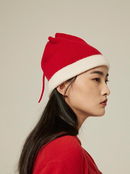 羊绒抽绳帽 SJS94P060K 商品图2