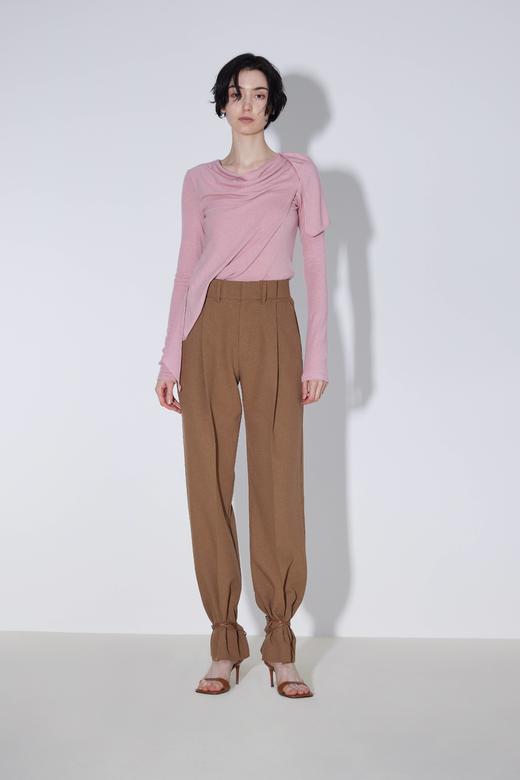 荡领披肩式上衣 商品图0