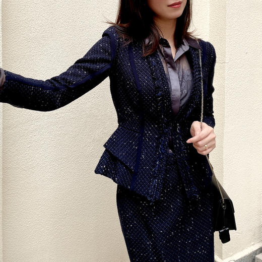 颈袖添香-套裙-“大女主”的小香风套裙 优雅永不过时 秋冬款 气质独立 女人味 时髦复古 7401616 商品图5