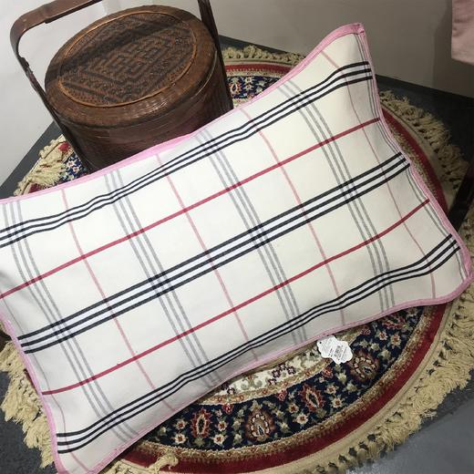 【武汉-新洲】百布堂养生棉凉席枕巾50*80*2cm多色系 商品图2
