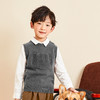 mettekids儿童纯羊绒衫2022春秋新款童装卡通套头毛衣背心针织衫 商品缩略图5