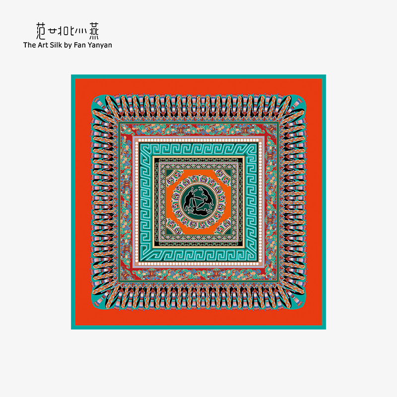 三兔回纹藻井（小）