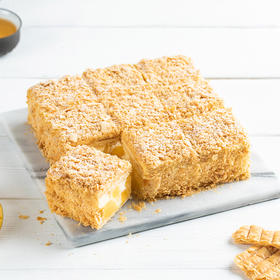 【经典热卖】芒果拿破仑下午茶，酥酥脆脆的拿破仑+香甜芒果（赣州幸福西饼蛋糕）