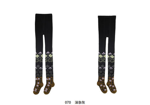 江南布衣童  22年秋款  棉质保暖印花打底裤袜   6M8N10720 商品图8