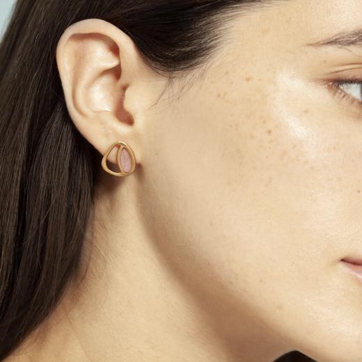 北京仓｜Joidart-Exuberant-粉色 Murano玻璃 耳钉［西班牙设计师］ 商品图3