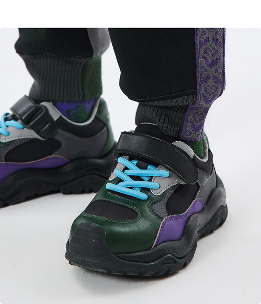 江南布衣童  22年秋款  多色拼接运动鞋  6M8M10530 商品图3