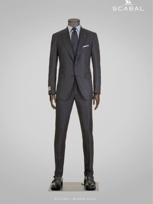 「爱好者直选上册22款」Scabal Savile Row 100%澳洲美丽诺羊毛全麻衬套装 商品图2