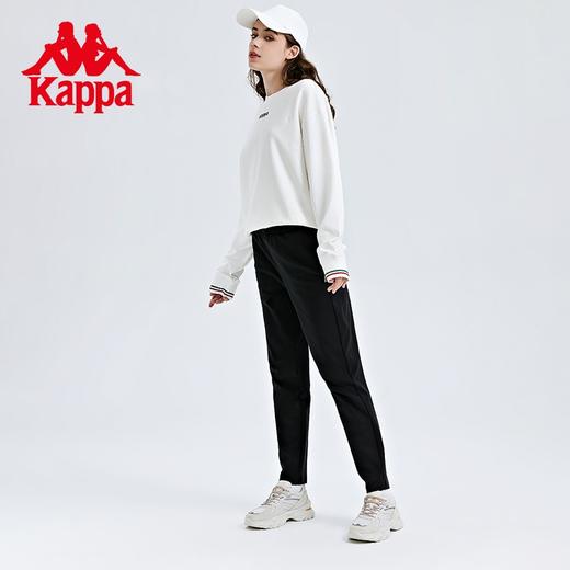 卡帕（Kappa） Kappa卡帕运动裤2022新款女针织长裤休闲小脚卫裤锥形裤K0C62AK01 商品图3