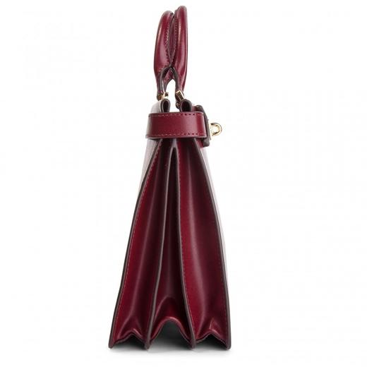 MICHAEL KORS 迈克·科尔斯 MK 女包Tatiana系列大号可拆卸单肩斜跨包手提包时尚提挎公文包 枣红色 30F8GT0S2L OXBLOOD 商品图1