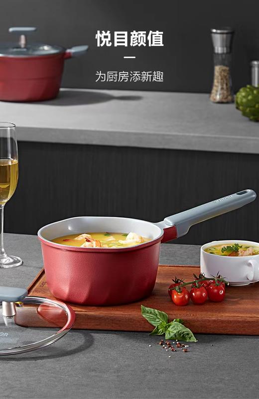 SUPOR苏泊尔陶晶健康汤锅晶铸系列NT22WA3 带蒸层   22CM 商品图2