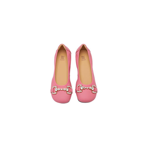 西村名物2022秋季新款芭蕾平底鞋软底蛋卷平底单鞋36981 商品图2