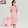 Threegun三枪 【水柔棉】圆领短袖女士家居裙睡裙-70425A011 商品缩略图1