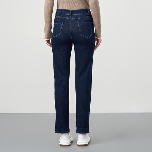 EITIE爱特爱秋冬新款女裤时尚休闲女装高腰裤子6705414 商品图4