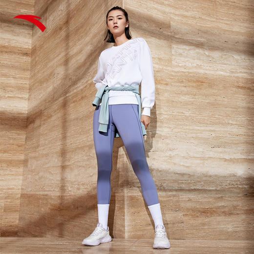 【XL断码】安踏运动卫衣女新款圆领长袖上衣宽松套头衫162237723【库存有限，如无货将做退款，介意慎拍！】 商品图3